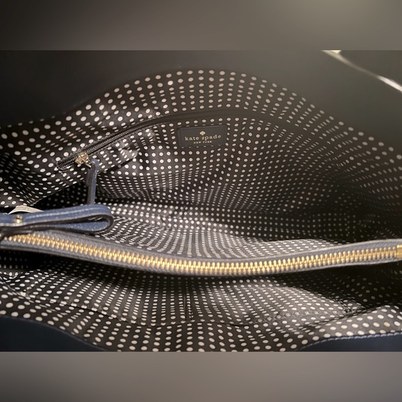 Kate Spade ♠️ Navy Blue Tote/Shoulder Bag - Picture 2 of 12